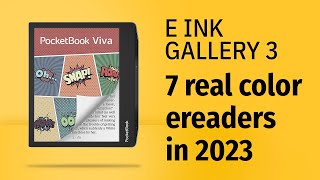 At Least 7 REAL Color EReaders Coming In 2023  EInk Gallery 3 [upl. by Nayr]