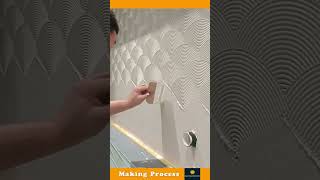 The Process Of Creating A Beautiful Design On A Wall [upl. by Granlund]