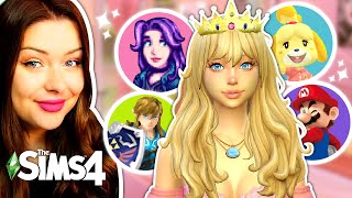 Creating Popular Video Game Characters as SIMS in The Sims 4 [upl. by Labannah]