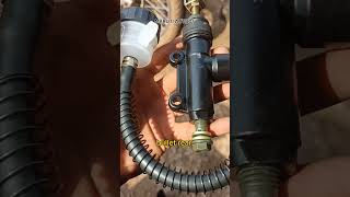 rear brake master cylinder installation bullet viral shortsvideo mechanical [upl. by Neenwahs]