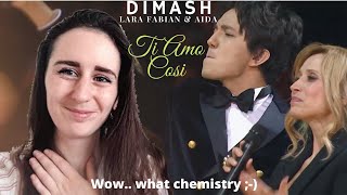 REACTION to DIMASH LARA and AIDA  TI AMO COSI [upl. by Valer]