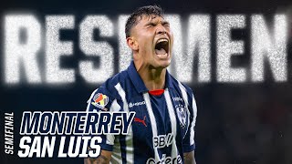 📹 Resumen Monterrey vs San Luis  Grítalo ¡ESTAMOS EN LA FINAL🤩 [upl. by Eul469]