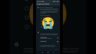 Whatsapp google drive backup problem  whatsapp tips and tricks [upl. by Neelear]