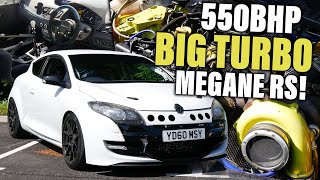 This BIG TURBO 550BHP Megane RS is SAVAGE [upl. by Inanak]