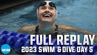 2023 NCAA DII swimming diving day 5 finals  FULL REPLAY [upl. by Chiquita]