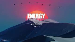 ENERGYIGOR MABANO lyricsenergy lyrics new songs in Rwanda 2022 [upl. by Bergstrom253]