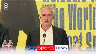 quotI have zero interest in any player from Romaquot  Jose Mourinhos first Fenerbahçe press conference [upl. by Ahsiym808]