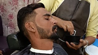 Hair dye and skin cleansing haircut and hairstyle for men short tutorial boys hair style [upl. by Sirah]