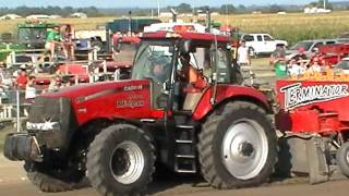 Case IH mx190 pulling StDamase 2011 part 2 [upl. by Llessur568]