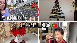 ACHADOS DO LIXO ♻️ JÁ É NATAL 🎄🙌🏻 VLOG 🇵🇹 [upl. by Debi]