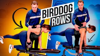 Kettlebell Birddog Row A Unique Exercise For Core Stability amp Strength [upl. by Nuhsar]