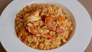 Seafood Risotto Recipe  Risotto Di Frutti Di Mare Con Pomodoro [upl. by Candis]