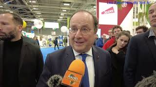 Salon de lAgriculture  Le Président François Hollande [upl. by Ecnarepmet]