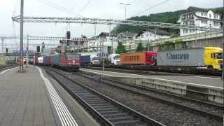 ► Bahnverkehr 260612 Thun  Frutigen [upl. by Aninad]