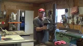 Delta 17quot Drill Press Restoration Part1 [upl. by Melvena]