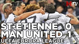 Saint Etienne 01 Manchester United  GOALS Mkhitaryan  UEFA Europa League [upl. by Philly]