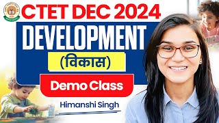 CTET 15th Dec 2024 Development Demo Class by Himanshi Singh [upl. by Juni]