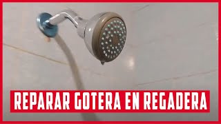 🔵 SOLUCIÓN👉 Como REPARAR o sellar gotera en Regadera de BAÑO con Silicón Mopar [upl. by Oner]