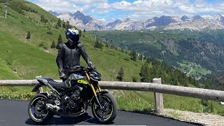 ITALY DOLOMITES TOUR 2023 YAMAHA MT 09SP [upl. by Cavuoto]