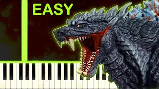 GODZILLA ULTIMA´S THEME  EASY Piano Tutorial [upl. by Teodoro126]