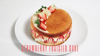 How to make Strawberry Fraisier Cake [upl. by Erdnoid219]