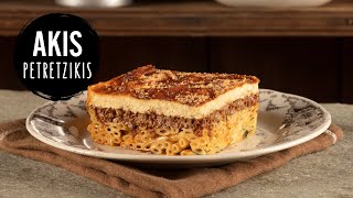 Pastitsio Greek Baked Pasta  Akis Petretzikis [upl. by Berkman]