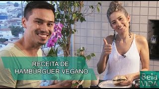 Receita de Hambúrguer Vegano  Bela Vida 14102016 [upl. by Sibylla]