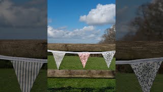 Easy How To Make Bunting Guide diy howto bunting artsandcrafts [upl. by Yorle660]