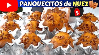 ✅PANQUECITOS de NUEZ Receta ECONÓMICA para EMPRENDER💰Dulce Hogar Recetas2024 [upl. by Paehpos989]