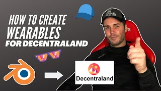 How to create wearables for decentraland with blender [upl. by Bertrando449]