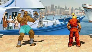 SUPREME SAGAT vs DRAGON KEN  High Level Awesome Fight [upl. by Aivital14]