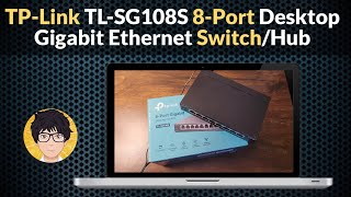 TP Link TL SG108S 8 Port Desktop Gigabit Ethernet Switch unboxing  TP Link Gigabit Ethernet Switch [upl. by Doloritas924]