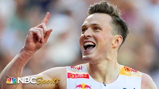 Warholm returns with 4th fastest time EVER Diamond League record in Oslo 400 hurdles  NBC Sports [upl. by Ahsya]