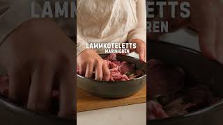 Klassisches Rezept Lammkoteletts [upl. by Martres]