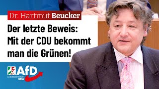 Der letzte Beweis Mit der CDU bekommt man die Grünen – Dr Hartmut Beucker AfD [upl. by Dickinson]