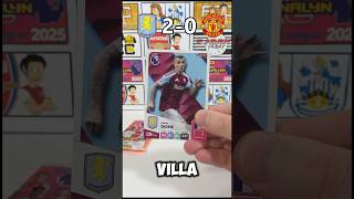 ASTON VILLA VS MAN UNITED Pack Opening  ADRENALYN XL 20242025 Premier League Match Prediction [upl. by Eixid]