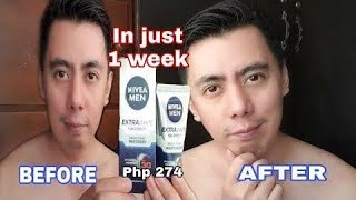 Nivea Men Extra Bright Brightening Face Wash [upl. by Teilo]