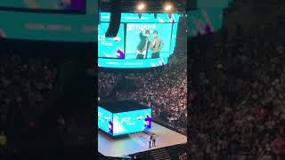 FANCAM 170820 MarkSon Mc moments  BTS mentioned I NEED U  KCON LA 2017 [upl. by Ynattir]