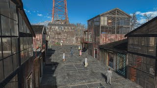 Fallout 4  ABERNATHY FARM  Settlement build tour  NO MODS [upl. by Ytissahc]