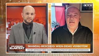 SkandalAbsage Freiheitsdemo in Wien durch Polizei verboten [upl. by Ludvig]