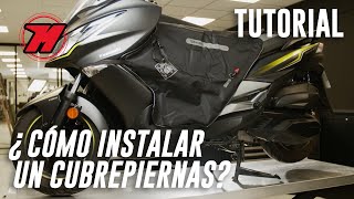 Cómo instalar un cubrepiernas manta térmica en tu scooter 🛵 [upl. by Trebliw]