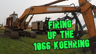 1066 Koehring excavator start up [upl. by Lyle]