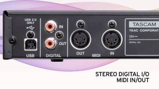 TASCAM US1800 16in  4out USB 20 Audio  MIDI Interface [upl. by Hinkle]