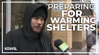 Multnomah County Portland prepare to open warming shelters ahead of ice storm [upl. by Iam926]