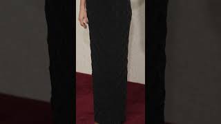 Jennifer Aniston arriving at the 2024 Golden Globes wearing Dolce amp Gabbana  Bazaar UK [upl. by Eimmis]