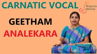 Geetham  Ana Lekara  Ragam  SuddhaSaveri [upl. by Leihcar473]