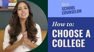 How to Choose a College [upl. by Demmy109]