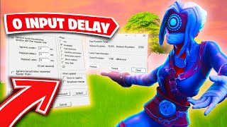 How PROS Get 0 INPUT DELAY In Fortnite INSANE 0 DELAY GUIDE [upl. by Jeremiah]