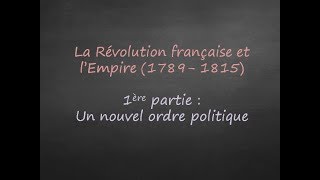 4ème La Révolution française Un nouvel ordre politique [upl. by Einafets]