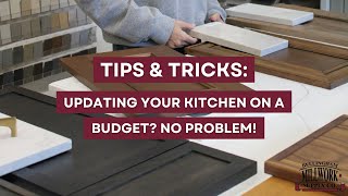 Updating Your Kitchen On a Budget NO PROBLEM Tips amp Tricks [upl. by Elaen912]